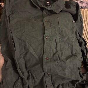 Vans Forest Green Button-Up Shirt